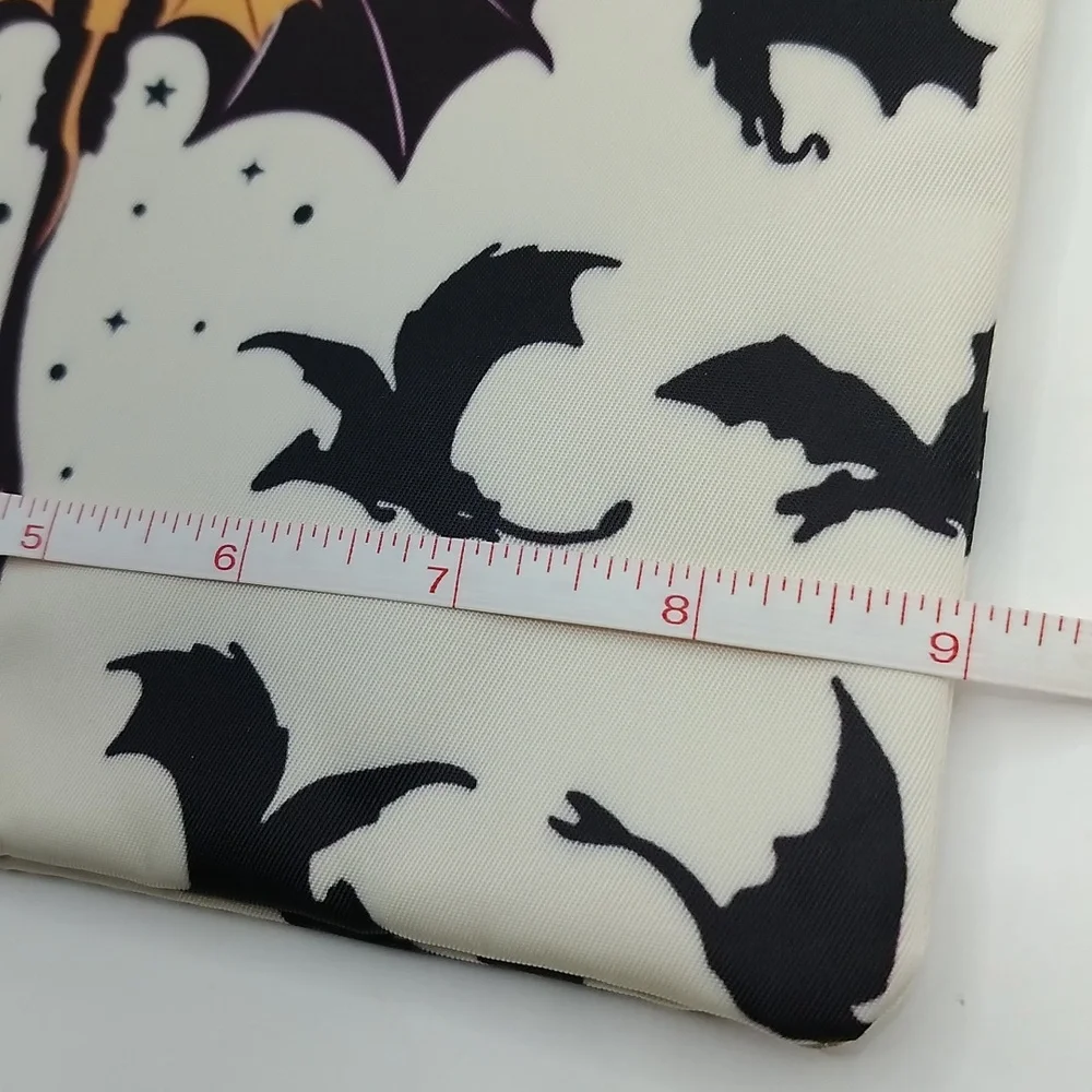 Dragon Rider Book Sleeve Zip Up Book Cover Sleeve Protector Water Resistant NEW